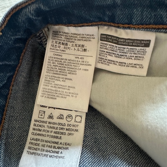 Women’s Levi’s Ribcage Straight size 27 blank tab - Picture 4 of 8